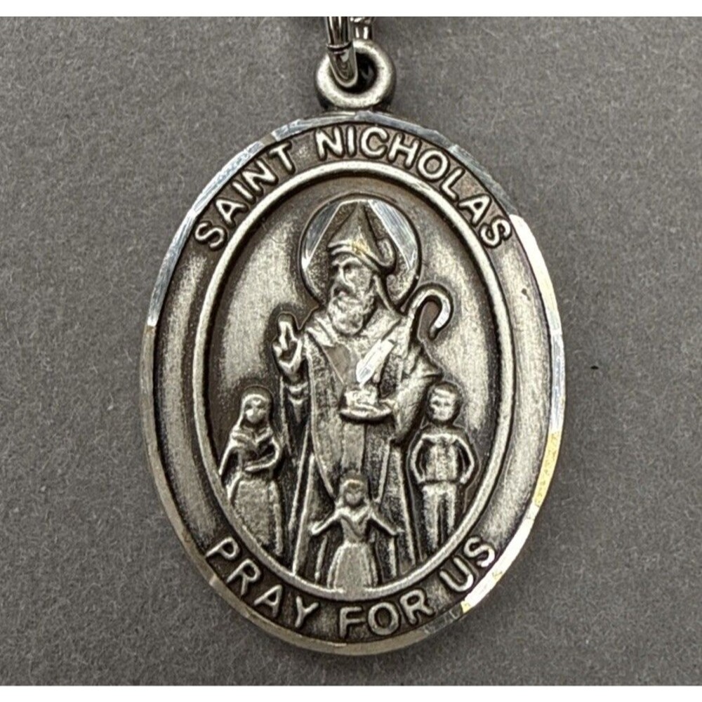 St. Nicholas Silver 18”Necklace Sterling Bliss Bakers Brides Children NWT